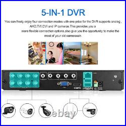1080P 4CH DVR Home CCTV Kits 4PCS 3000TVL 2MP Security IR Camera System Outdoor