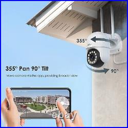 3PCS ieGeek 360° Auto Tracking PTZ Security Camera Outdoor 1080P WiFi CCTV Cam