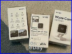3 PACK WYZE CAM V3 Indoor Outdoor WiFi Camera Color Night Vision NEW IN BOX