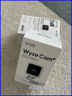 3 PACK WYZE CAM V3 Indoor Outdoor WiFi Camera Color Night Vision NEW IN BOX