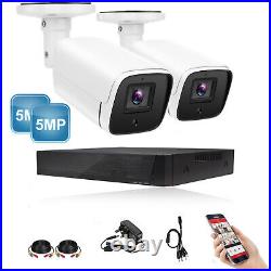 4CH 5MP HD CCTV System Camera Outdoor Video night vision DVR Home Security Kit
