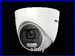 4k Colourvu Hikvision 5mp Cctv Dvr Dome Cameras Ds-2ce72hft-f Ip67 20m Ir System