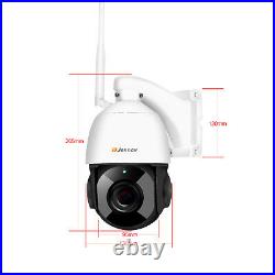 5MP 30X Zoom Wireless PTZ Security Camera Wifi Outdoor 1920P Audio CCTV Dome UK