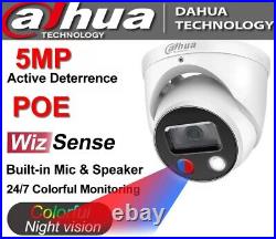 5MP Dahua IPC-HDW3549HP-AS-PV WizSense TiOC Full Colour 2way audio CCTV Camera