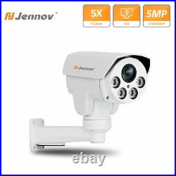 5MP HD POE Security Camera System IP PTZ CCTV Outdoor Surveillance Cameras Audio