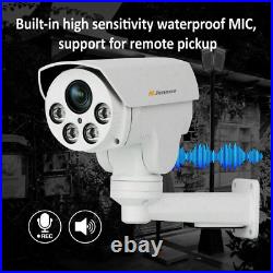 5MP HD POE Security Camera System IP PTZ CCTV Outdoor Surveillance Cameras Audio