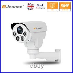 5MP POE Security Camera System IP PTZ CCTV Outdoor Surveillance Audio SmartCam