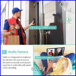 5MP Wifi 5x Zoom PTZ Audio Wireless IP Security Camera Outdoor Home Smart CCTV