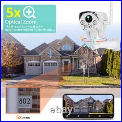 5MP Wifi 5x Zoom PTZ Audio Wireless IP Security Camera Outdoor Home Smart CCTV
