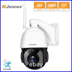 5MP Wireless 30X Zoom PTZ IP Camera Two-Way Audio Wifi Security Outdoor CCTV UK