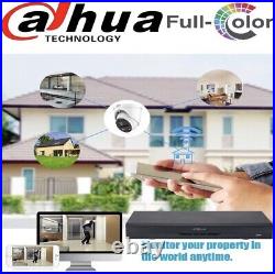 5mp Dahua Tioc Camera Cctv System 4k CVI Dvr Audio Colorvu Dh-hac-hdw1509h-a-pv