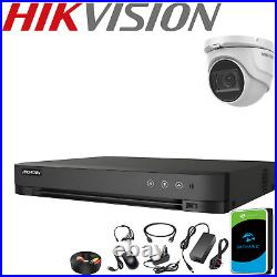 5mp Hikvision A. I Dvr Cctv 5mp Ds-2ce76h0t-itmfs Aoc In/outdoor Security System