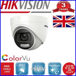5mp Hikvision Cctv A. I Dvr 5mp Ds-2ce72hft-f Colorvu Night Vision System Bundle