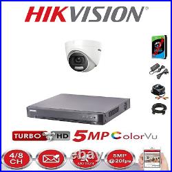 5mp Hikvision Hilook Colourvu 4k Cctv System Uhd 4ch 8ch 16ch 8mp Dvr Kit Camera