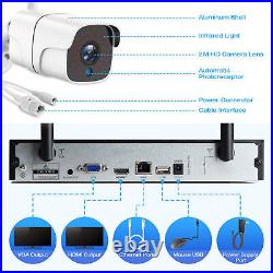 8CH 1080P NVR WiFi Security Camera System Outdoor Home Surveillance Camera Kit