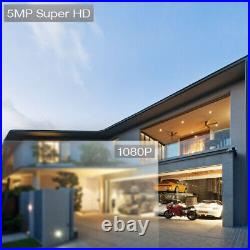 8CH 5MP security camera system POE NVR CCTV IP Camera Home Outdoor Night Vision