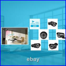 8CH Full 1080P CCTV System Camera Set With 1080P Digital DVR 4PCS HD-AHD Camera