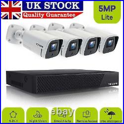 8CH POE NVR Security Camera System CCTV IP 5MP Camera Home Outdoor Night Vision