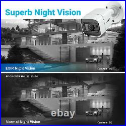 8MP ANNKE CCTV Camera 4K Security System 8CH DVR Video IP67 Night Vision Outdoor
