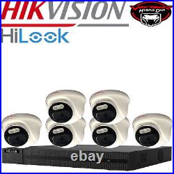 8mp Hikvision Hilook A. I Dvr 4k Viper Pro Colorvu Cameras Cctv System Outdoor Uk