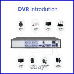 ANNKE 1080P CCTV Camera System 8CH 5MP Lite DVR Night Vision AI Human Detection