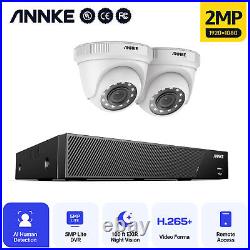 ANNKE 1080P CCTV Camera System Night Vision 8CH 5MP Lite DVR AI Human Detection