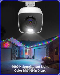ANNKE 1080p Color CCTV Camera System 8CH 5MP Lite DVR AI Human Detection