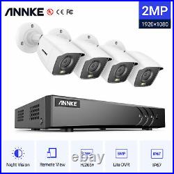 ANNKE 16Channel H. 265+1080p Lite DVR System 1080p Full Color Camera Security Kit