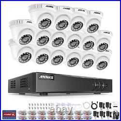 ANNKE 16+2CH 5MP Lite DVR Dome 3000TVL CCTV Outdoor Camera IP66 Security System