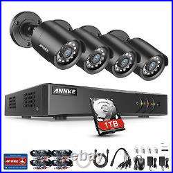 ANNKE 1TB 8+2CH 5MP Lite DVR 3000TVL CCTV Camera Home Security System IP66 Night