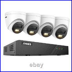 ANNKE 3K CCTV System Audio In Color Night Vision IP Camera 8CH 6MP POE Video NVR
