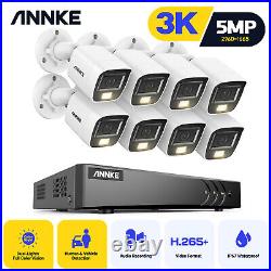 ANNKE 3K Color AcuSense CCTV Camera System 8CH Video DVR Recorder Home Security