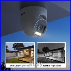 ANNKE 3K Colorvu CCTV System 5MP 16CH H. 265+ DVR Security Camera Audio In Turret