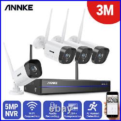 ANNKE 3MP Wireless CCTV System Audio In Wifi Home Security IP Camera 5MP 8CH NVR