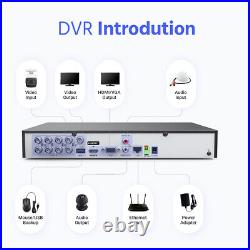ANNKE 4K Ultra HD H. 265 8CH DVR Video 8MP Home CCTV Security Camera System 2TB