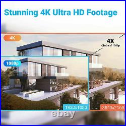 ANNKE 4K Video/5MP CCTV Outdoor Camera Night Vision Security System 8CH 8MP DVR