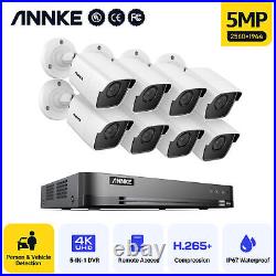 ANNKE 4K Video 8CH H. 265+5IN1 DVR 5MP Outdoor IP67 Security CCTV Camera System