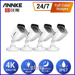 ANNKE 4K Video 8MP Full Color CCTV Camera for Home Surveillance System Kit