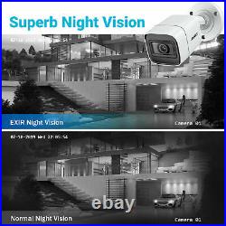 ANNKE 4pcs 8MP 4K Video Colour Night Vision CCTV Camera for Security System Kit