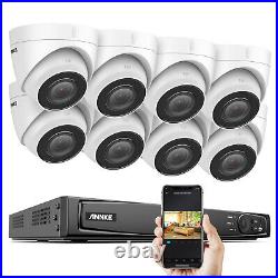 ANNKE 5MP 16CH POE CCTV Security System 4K Video H. 265+ NVR Color Night Vision