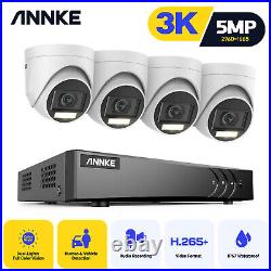 ANNKE 5MP 3K CCTV System 16CH H. 265+ DVR Color Audio In Home Security Camera Kit
