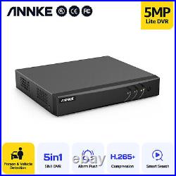 ANNKE 5MP CCTV System 8CH H. 265+ DVR Full Color Night Vision Camera Security Kit