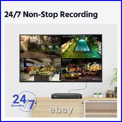 ANNKE 5MP CCTV System Night Vision 4K 8CH NVR POE Home Security IP Camera Kit
