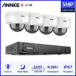 ANNKE 5MP CCTV System Night Vision POE IP Camera 4K 8CH NVR Outdoor Security Kit