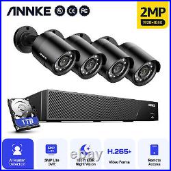 ANNKE 5MP Lite 8CH DVR 3000TVL CCTV Camera Security System AI Human Detection 1T