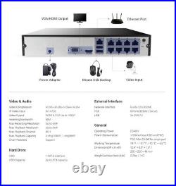 ANNKE 6MP Video 8CH NVR Audio CCTV 5MP IP Home Security POE Camera System IP67