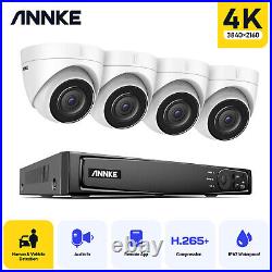 ANNKE 8MP CCTV Surveillance System 8CH 4K NVR AI Human Detection POE Camera Kit