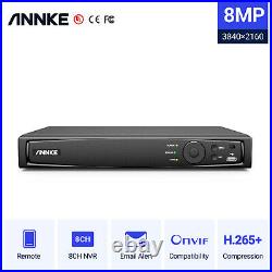ANNKE 8/16CH 4K Video 8MP NVR Outdoor 5MP CCTV PoE Camera System Audio in H500
