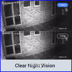 ANNKE 8+2CH 5MP Lite 5IN1 DVR 3000TVL CCTV Outdoor Camera Security System 2TB IR
