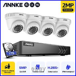 ANNKE 8+2CH 5MP Lite 5IN1 DVR 3000TVL Dome White CCTV Camera Security System 1TB